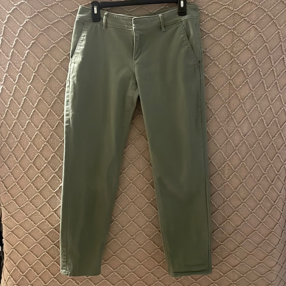 Loft green cargo work pant